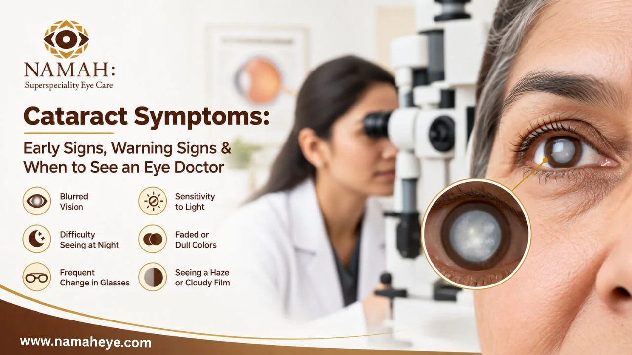 Cataract Symptoms Early Signs, Warning Signs & When to See an Eye Doctor
